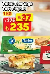 TORKU TAM YAĞLI TOST PEYNİRİ 1 KG